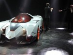 Lamborghini Egoista reveal  -  with Stephan Winkelmann, Walter De Silva, and VW design team