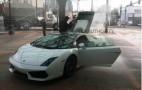 Exclusive: Lamborghini Gallardo Catches Fire At Portland Auto Show