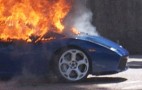 Lamborghini Gallardo Goes Up In Flames In Scotland