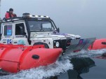 Land Rover makes record journey across Bering Strait