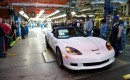 Last C6 Chevrolet Corvette built at the car’s plant in Bowling Green, Kentucky
