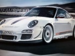 Leaked image of Porsche 911 GT3 RS 4.0 via Teamspeed.com