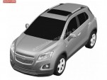 Leaked patent for Chevrolet's version of the Buick Encore/Opel Mokka