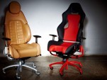 Leather and Alcantara Ferrari office chair