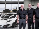 (Left to right) Ian Morgan, Andrew Bailey and Tim White join McLaren GT
