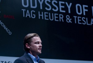 Leonardo DiCaprio at Odyssey of Pioneers launch 