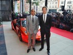Lewis Hamilton and Jenson Button open McLaren Automotive's first showroom