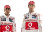 Lewis Hamilton (left) and Jenson Button