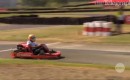 Lewis Hamilton shows his karting ability at Eastern Creek, near Melbourne, Australia