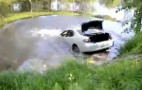 Lexus ES Gets Towed Out Of River, Slides Right Back In: Video