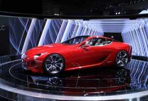 Lexus LF-LC Concept live photos, 2012 Detroit Auto Show