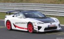 Lexus LFA AD-X prototype spy shots