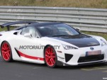 Lexus LFA AD-X prototype spy shots