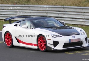 Lexus LFA AD-X prototype spy shots