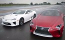Lexus LFA and the 2012 Lexus LF-LC Concept