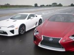 Lexus LFA and the 2012 Lexus LF-LC Concept