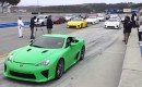 Lexus LFA owners stage the largest-ever gathering of the supercar at Laguna Seca