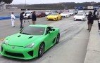 The Most Lexus LFAs Ever On Track Together At Laguna Seca: Video