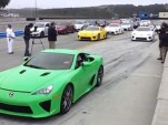 Lexus LFA owners stage the largest-ever gathering of the supercar at Laguna Seca