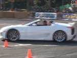 Lexus LFA Roadster at Japanese drift event
