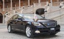 Lexus LS 600h on duty in Monaco