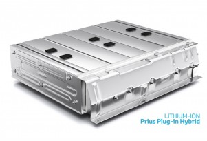 Lithium-ion battery from the 2012 Toyota Prius Plug-In Hybrid