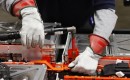 Battery pack assembly at Nissan plant in Smyrna, Tennessee