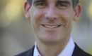 Los Angeles Mayor Eric Garcetti  -  a long-term electric-car fan