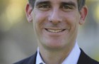 Los Angeles Mayor Eric Garcetti  -  a long-term electric-car fan