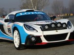 Lotus Exige R-GT rally car first shakedown
