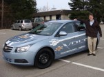 Lyle Dennis with the Chevy Volt Test Mule