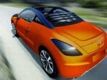Magna Steyr View Top sliding roof concept previewed on the Peugeot RCZ