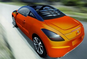 Magna Steyr View Top sliding roof concept previewed on the Peugeot RCZ