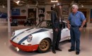 Magnus Walker explains his 1972 Porsche 911 to Jay Leno