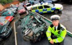 Manchester cops crush over 10,000 cars