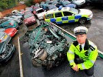 Manchester cops crush over 10,000 cars