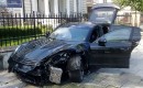 Mansory Porsche Panamera crash in Poland