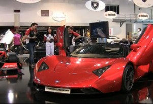 Marussia stand at Top Marques Monaco 2011