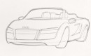 Marvel Comics shows how to draw the Audi R8