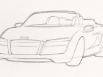 Marvel Comics shows how to draw the Audi R8