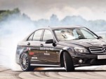 Mauro Calo sets world record drift in Mercedes-Benz