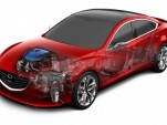 Mazda i-ELOOP regenerative braking system with capacitor storage