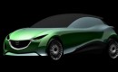 Mazda Kodo-themed hatchback preview