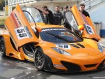 McLaren MP4-12C GT3 race car at the Nurburgring