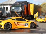 McLaren MP4-12C GT3 race car at the Nurburgring