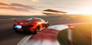 McLaren P1 at Bahrain International Circuit
