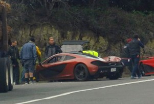 McLaren P1 on the set of upcoming Need For Speed movie