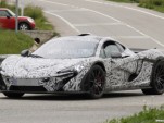 McLaren P1 supercar spy shots