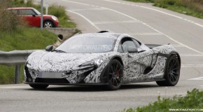 McLaren P1 supercar spy shots