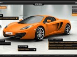 McLaren's configurator for the MP4-12C Spider